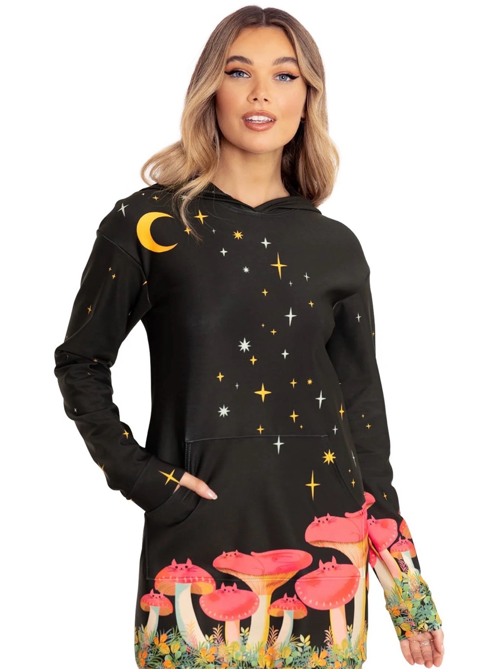 Blackmilk Mushroom Cats Slouchy - Picture 4 of 5